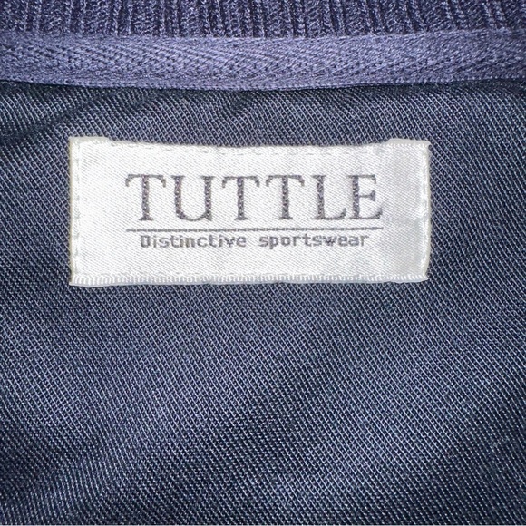 Tuttle Distinctive Sportswear Jacket Mens Medium Blue Vintage Coat Outdoor - Picture 2 of 9